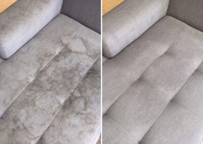 Before and After Upholstery Cleaning Services in Squamish, BC by Busy Boys